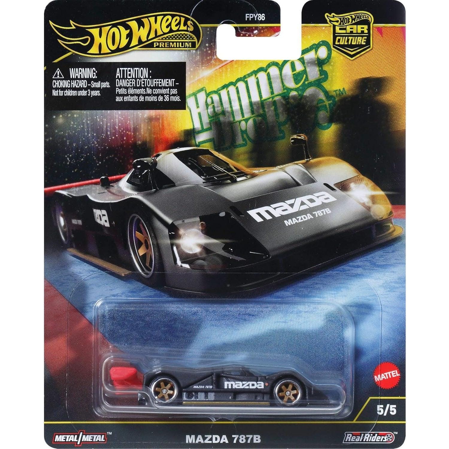 【パトロール】 Hot Wheels 1:64 Mazda 787B – Premium Hammer Drop Series HRW08 Die