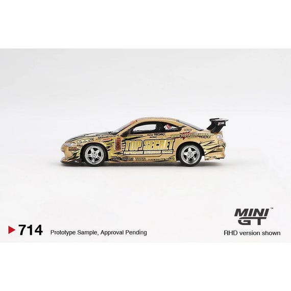 Minigt 1:64 Nissan Silvia (S15) Top Secret D1GP – #714 MGT00714 - Etsy