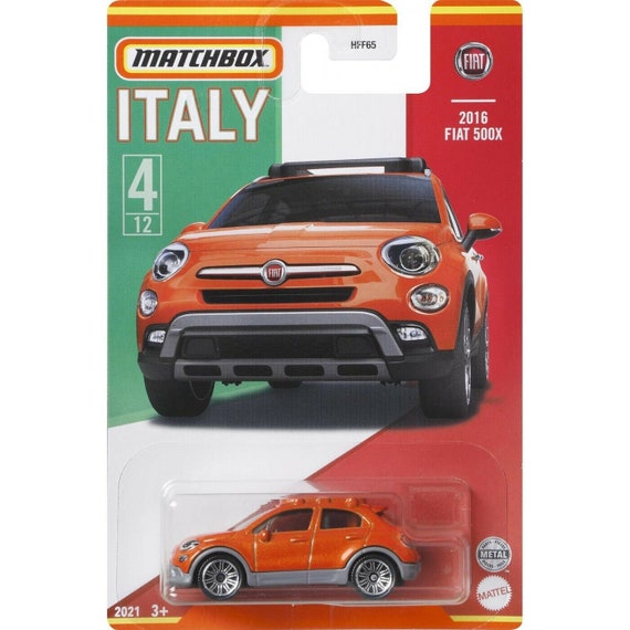 【激レア・かっこいい】フィアット　ドラッグスター　1/64 マッチボックス レア フィアット 500X – スターズ オブ イタリア 4/12
