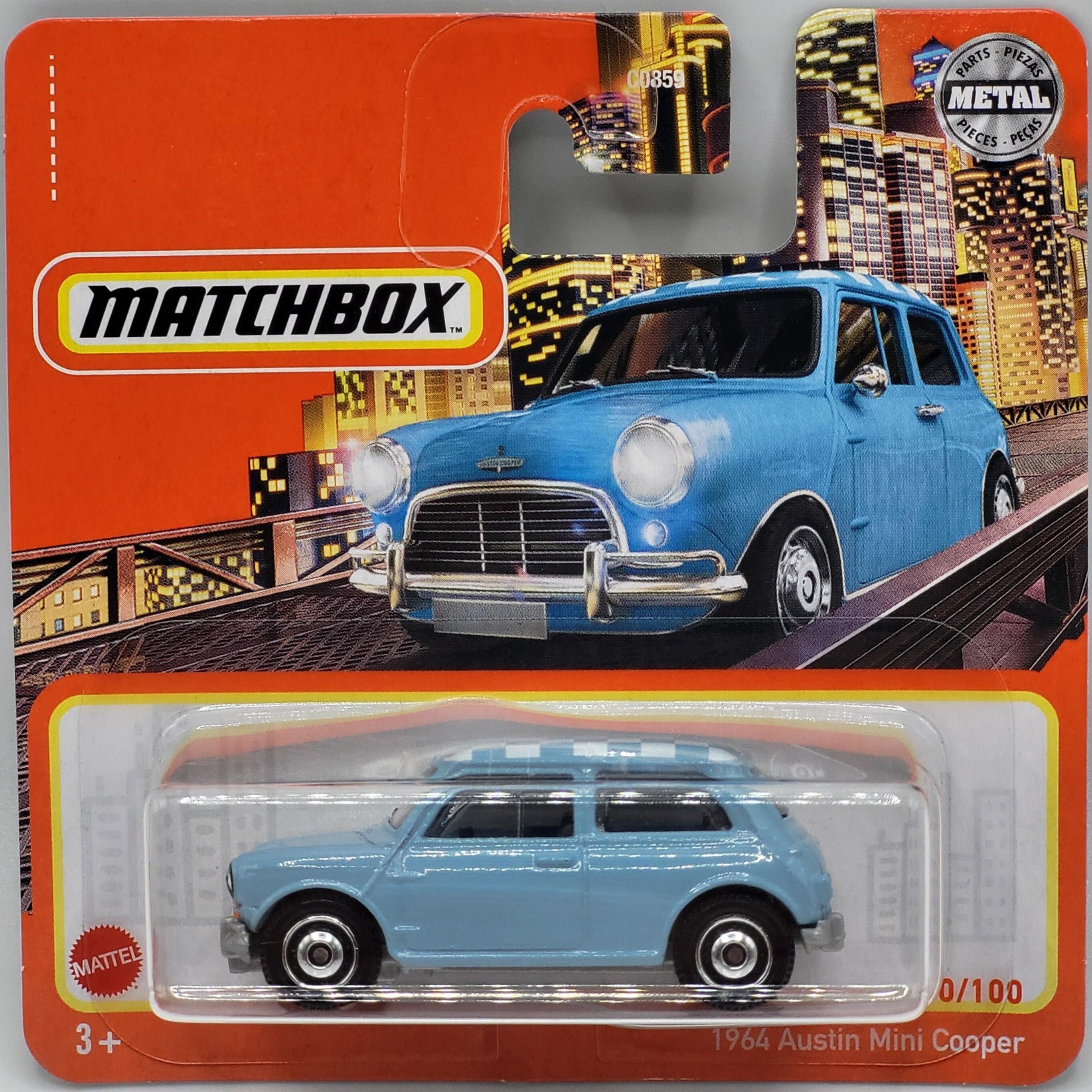 マッチボックス 1964年式 オースティン ミニクーパー – 1/64スケール