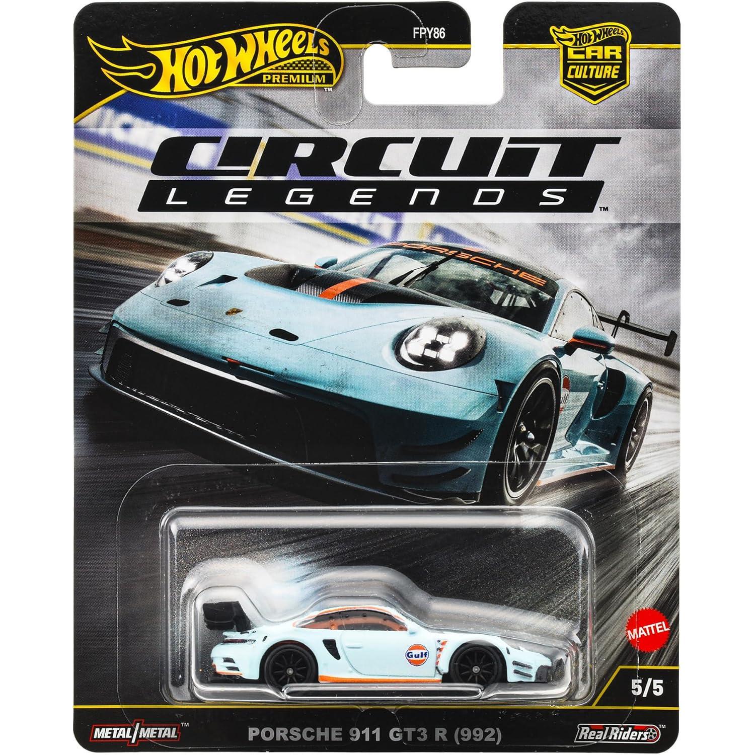 6台set ポルシェ 911 GT3 R 992 ガルフ ホットウィール Hot Wheels Premium Car Culture - Circuit Legends- Porsche 911 GT3