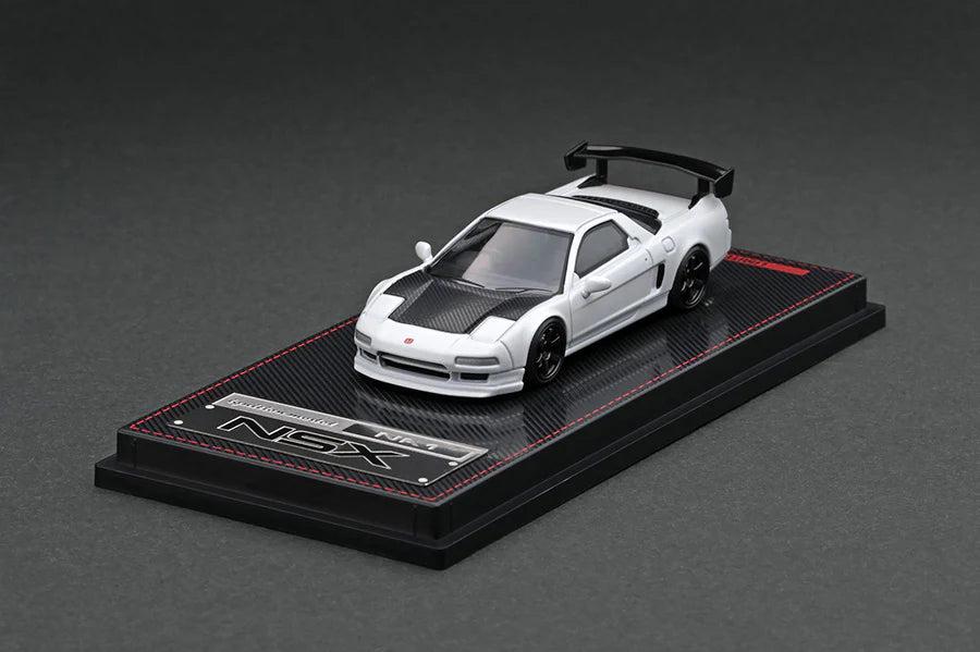ミニカー IG0929 1/43 Honda NSX (NA1) White Honda NSX (NA1) Matte Pearl White – Ignition Model IG1939 1/64 Die