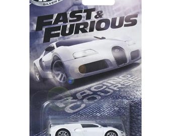 Hot Wheels 1:64 Bugatti Veyron – Fast & Furious Silver Series Racing Course #5/5 JBY43 HNR88