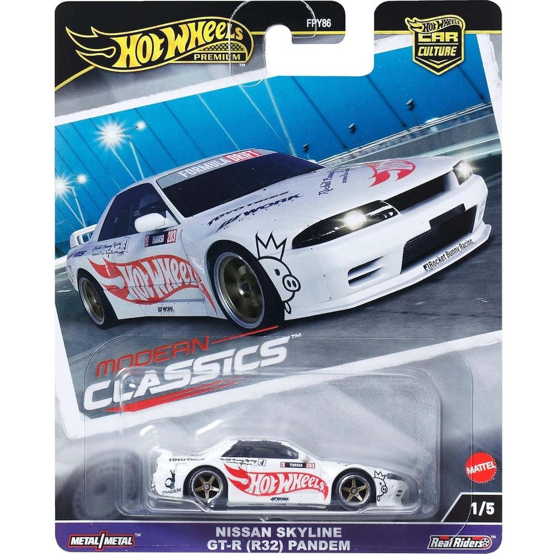 Hot Wheels Premium Nissan Skyline GT-R (R32) Pandem – Modern