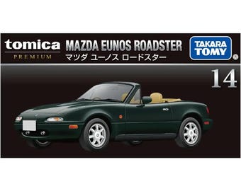 Tomica Premium 1:64 Mazda Eunos MX-5 Miata Roadster - Modelo fundido a presión #14 de Takara Tomy