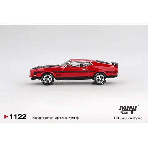 Minigt 1:64 Ford Mustang Mach 1 1971 – Race Red #1122 MGT01122 - Etsy