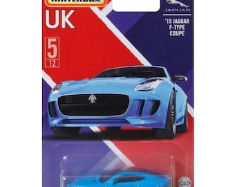 Matchbox '15 Jaguar F-Type Coupe – Stars of the UK GWL30 1/64 Die-Cast Model