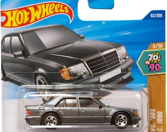 Hot Wheels 1:64 Mercedes-Benz 500 E – 70s vs 90s 3/10 JBB60 Gray