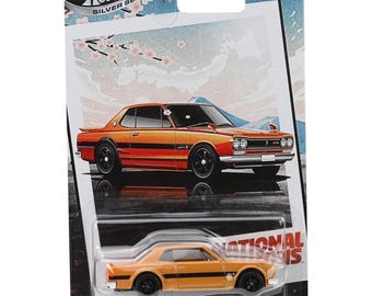 Hot Wheels 1:64 1971 Nissan Skyline HT 2000 GT-R – National Icons HRT81 jby89