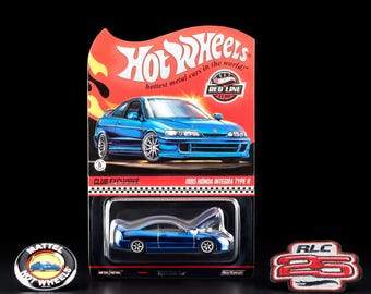 Hot Wheels 1:64 RLC Exclusive 1995 Honda Integra Type R Blue