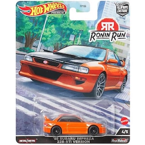 HotWheels Premium &#39;98 Subaru Impreza 22B-STi Version Ronin Run
