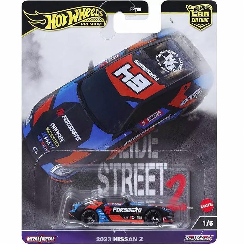 Hot Wheels Rare Nissan Z – Premium Street Slide 2 1/64 Die-cast
