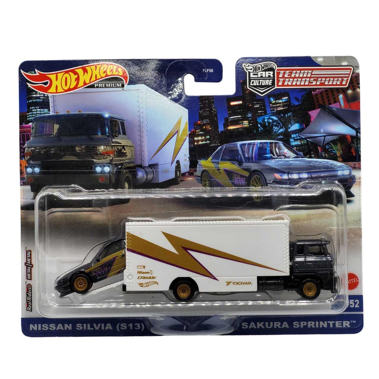 ★ kei@★【HW便】ブセファランドラセット Hotwheels Team Transport | Nissan Silvia (S13) & Sakura Sprinter