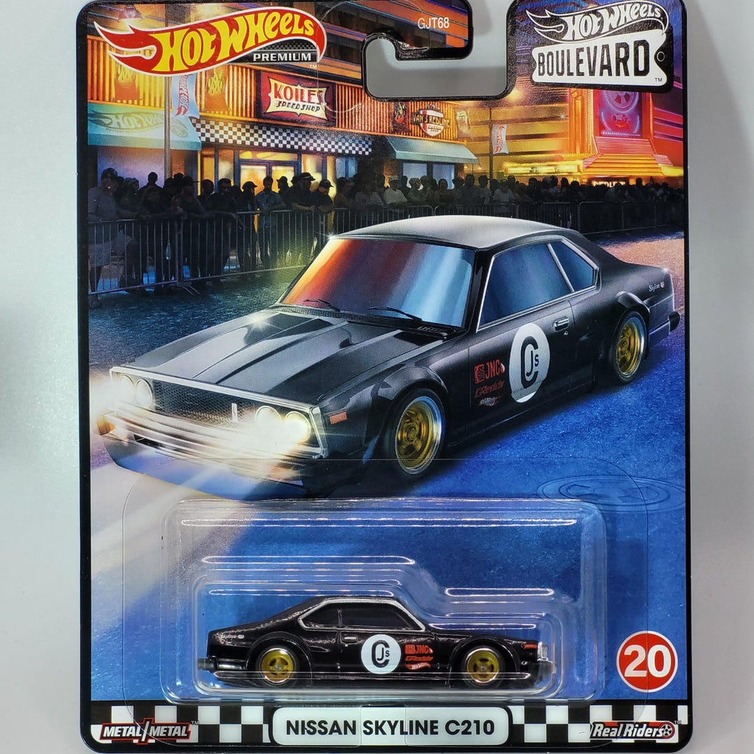 Hotwheels Premium | Boulevard | NISSAN SKYLINE C210 #20 - Etsy