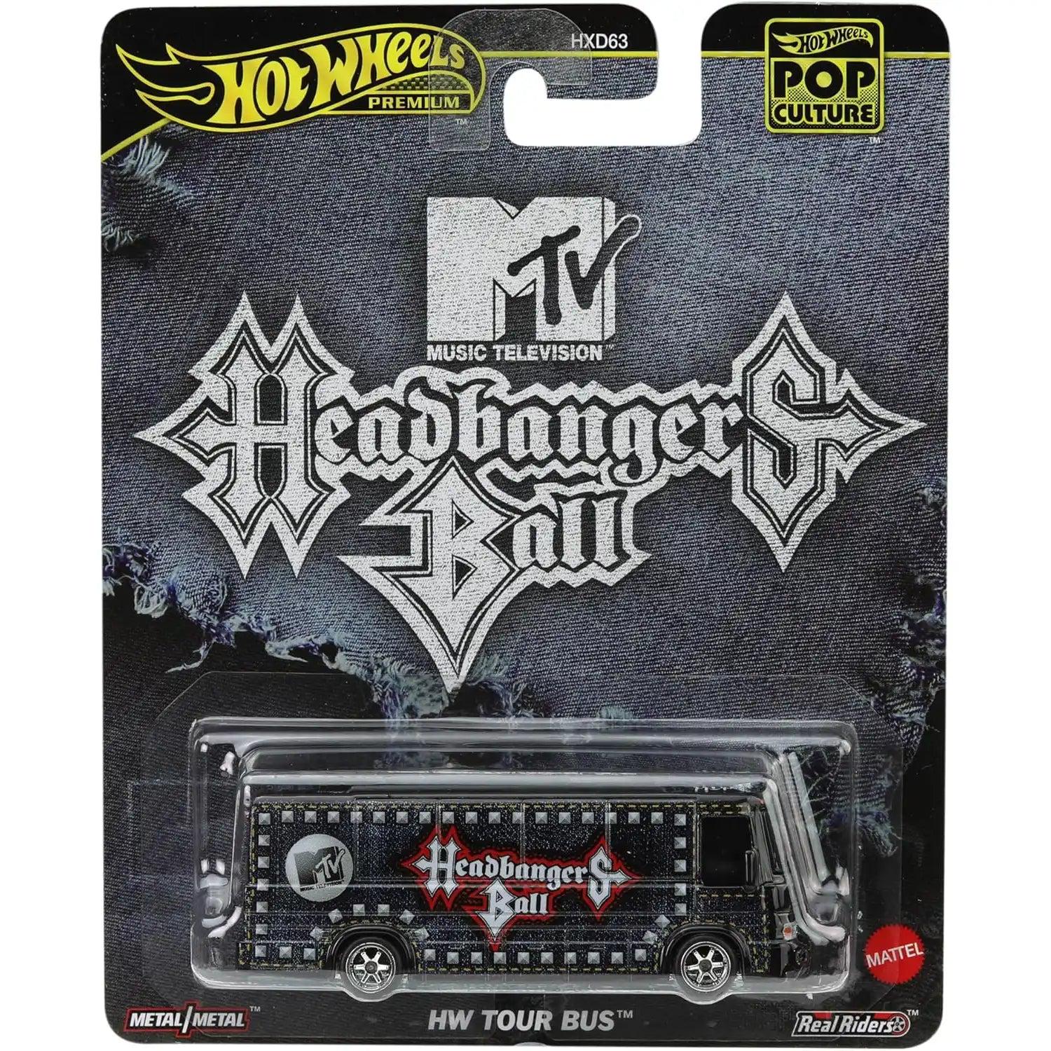 Hot Wheels 1:64 HW Tour Bus – MTV Headbangers Ball Pop Culture