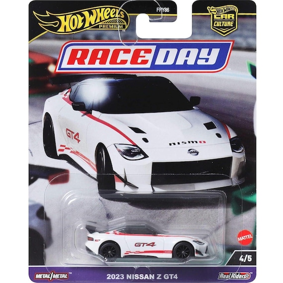 Hot Wheels 1:64 Nissan Z GT4 – Car Culture Premium Race Day HRV73