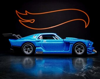 Hot Wheels Elite 64 Modified '69 Ford Mustang – Acapulco Blue