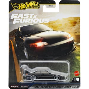 Hot Wheels 1:64 1993 Honda Civic Coupe EX EJ1 – Fast & Furious