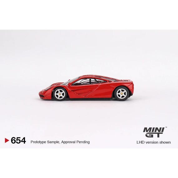 Minigt 1:64 Mclaren F1 Red #654 MGT00654 - Etsy Canada