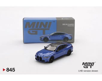 MiniGT 1:64 BMW M4 Competition (G82) Portimao Blue – #845 MGT00845