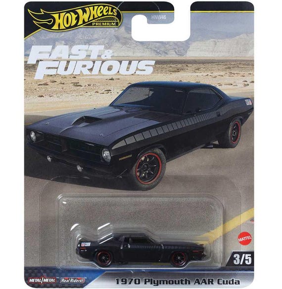 Hot Wheels 1970 Plymouth AAR Cuda – Premium Fast & Furious HNW46 1
