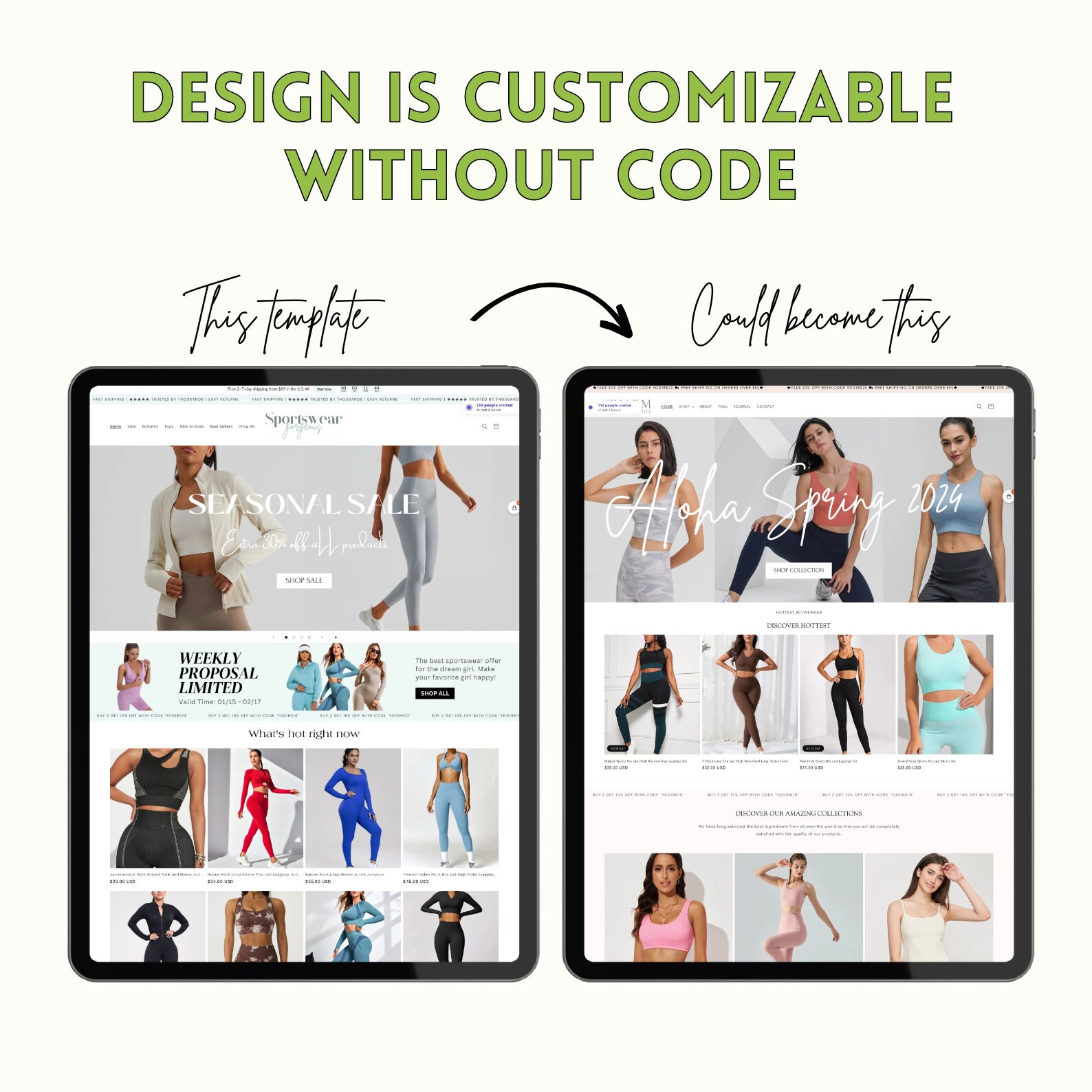 Shopify Dropshipping Store Selling Sportswear, Sports Clothing