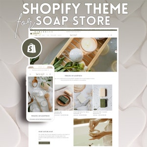 Grüne Seife ♥ Shopify Theme: Modern Beauty Store Template