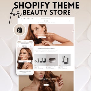 Beige Beauty Shopify Theme: Modern Cosmetics Store Template