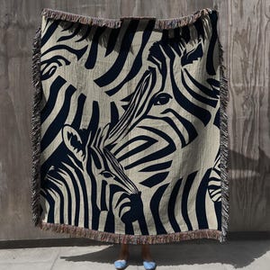 Woven Blankets, Zebra Animal Print, Animal Print, Zebra Lovers, Birthday Gift For Her