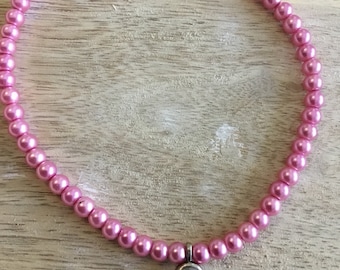 hope (breast cancer awareness) anklet