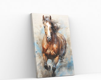 Horse Painting, Horse Print, Digital Download, Horse Wall Art, Horse Water Color, Horse Wall Decor, Animal Prints, Horse Poster, Horse Pic