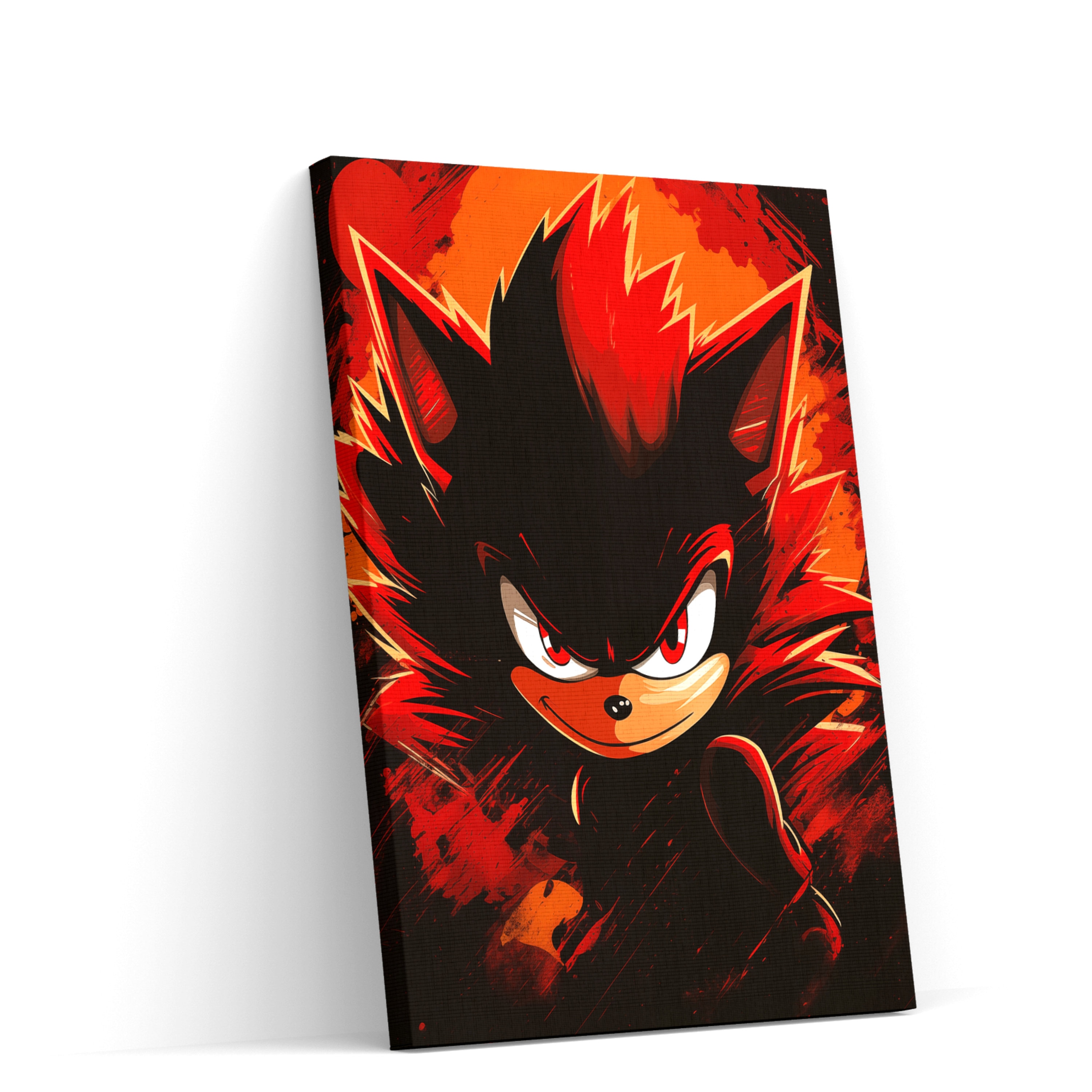 Shadow The Hedgehog Poster Shadow From Sonic Poster Pop Art Poster