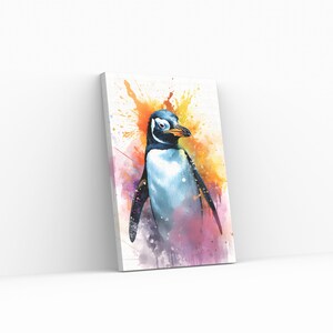 Penguin Print Digital Download, Penguin art, Penguin Poster, Penguin Water Color, Animal Art, Nursery Art, Kids Room Art, Zoo animal art