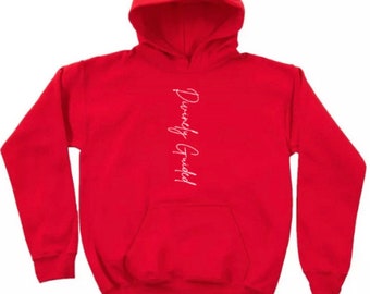 Sudadera con capucha unisex vertical divinamente guiada