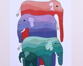 Elephant Mountain – Art Print
