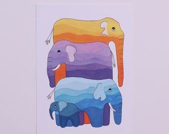 Elephant Mountain Sunrise – Postcard