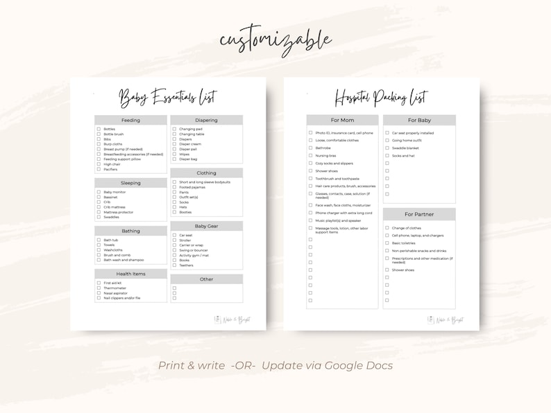 Baby Planner Printable, Baby Binder Template, Newborn Tracker, Nanny ...