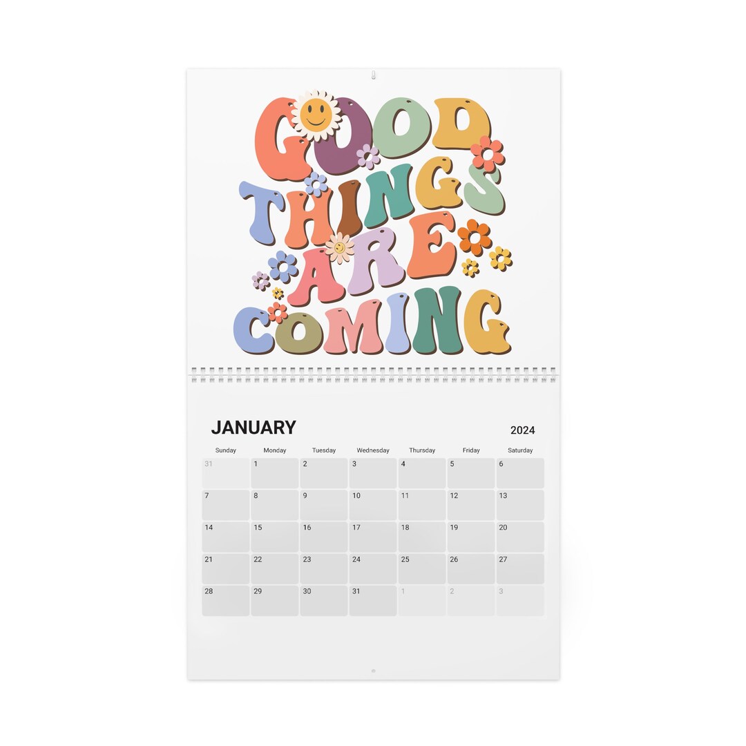 Mental Health Peptalk Calendar 2024 Etsy UK