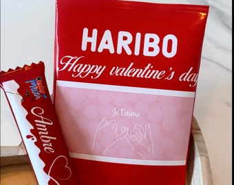 Kinder personalisierte Süßigkeiten zum Valentinstag, Geburtstagsanlass