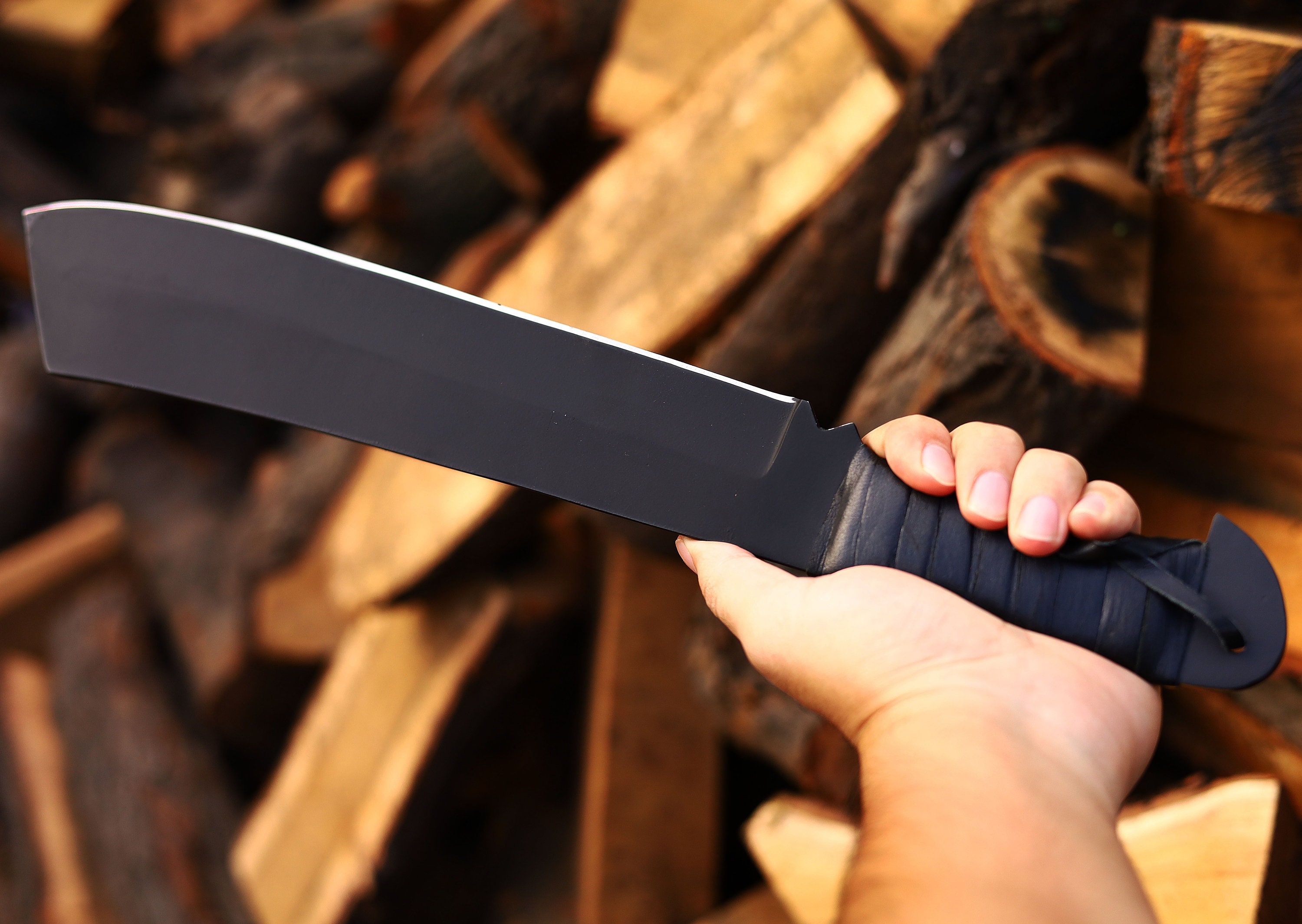 Rambo 4 Replica Machete: Gil Hibben 4 Black Machete Carbon Steel ...