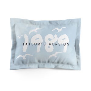 Taylors Version The Eras Tour 1989 Microfiber Pillow Sham