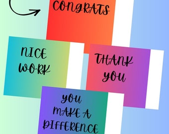 Employee Appreciation, Employee Recognition, Staff Appreciation and Employee Thank You Cards