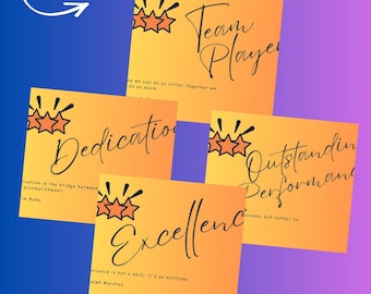 Employee Appreciation, Employee Recognition, Staff Appreciation and Employee Thank You Cards for RNR Programs