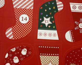Kids Christmas Craft Advent Stockings