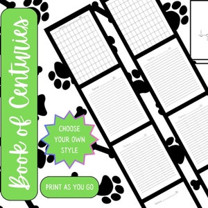 Book of Centuries | History Timeline | Print As You Go | Choose Your Own Style | Homeschool