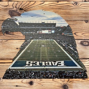 Philadelphia Eagles End Zone Stadium Photo Metal Sign- Lincoln Financial Field