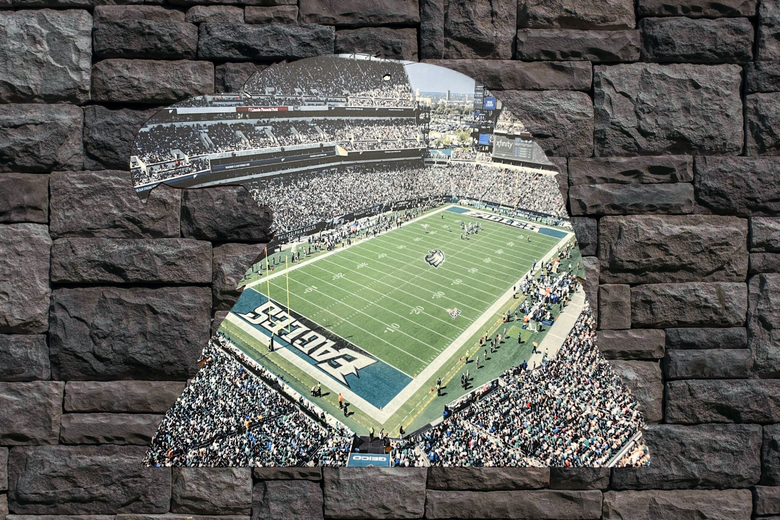 NFL Wand-Deko - Stadium - Philadelphia Eagles - Football-king