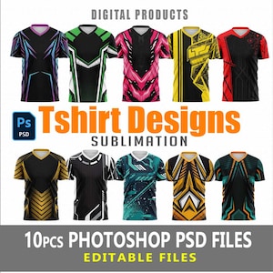 Tshirt design bundle | Bundle designs | Full Sublimation Basketball Uniform | Sportswear | Sports Uniform | PSD