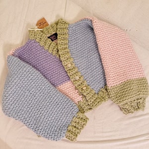 her favorite chunky carigan // crochet merino cardigan