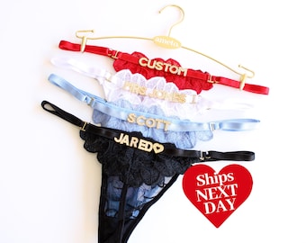 Gift For Him Custom Thong • Thong With Name • Gift for Him Boyfriend Unique • Gifts for Husband • Couple Gift •Personalized Thong